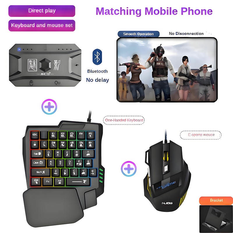 Gaming Keyboard And Mouse Set - M1 Pro Gamepad Mobile Phone Game
