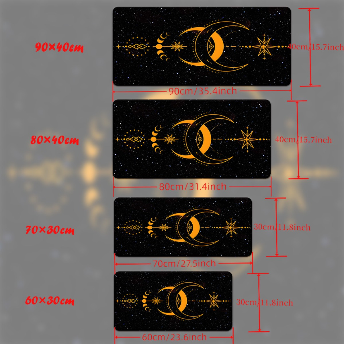 Brand Moon Black HD Printed Pa - đánh giá và giá Gaming Keyboard Brand