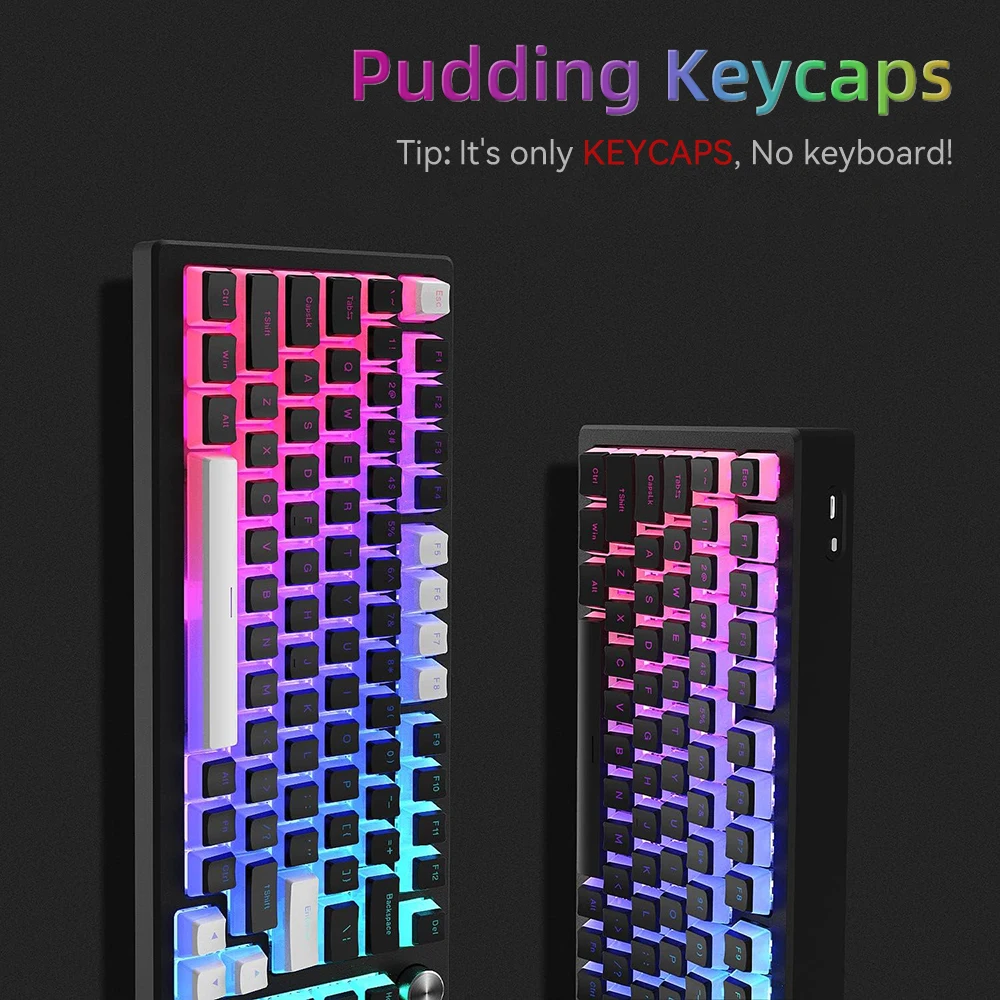 New Pudding PBT Keycaps 129 Ke - đánh giá và giá Gaming Keyboard And Mouse Set