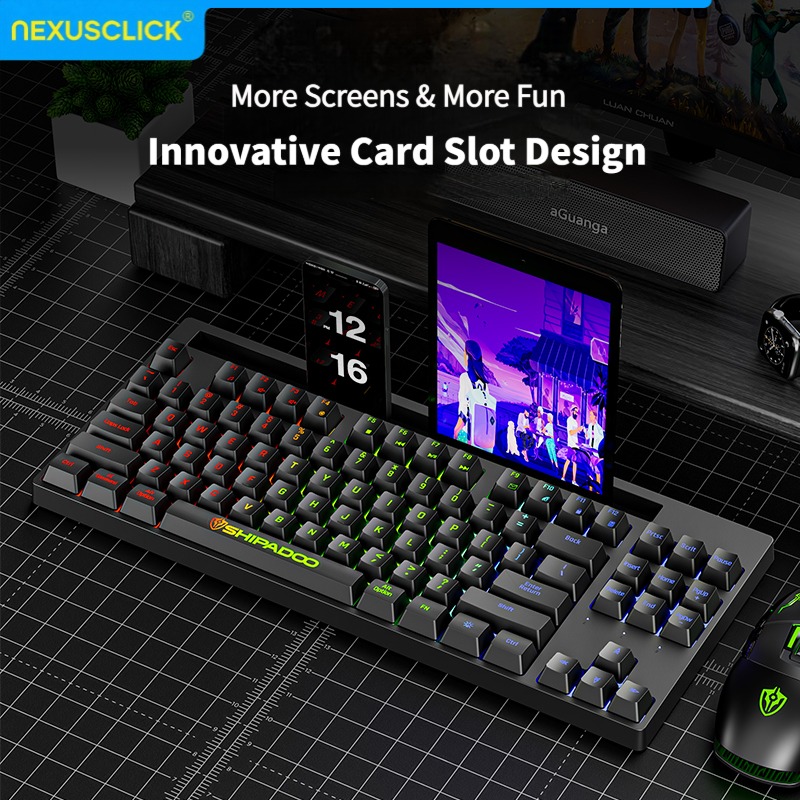 NexusClick Hot Sale 87 keys Ba - đánh giá và giá Gaming Keyboard Thocky
