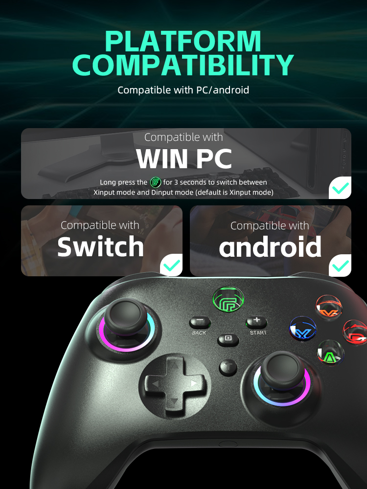 Data Frog Wireless Controller  - đánh giá và giá Gaming Keyboard Hall Effect