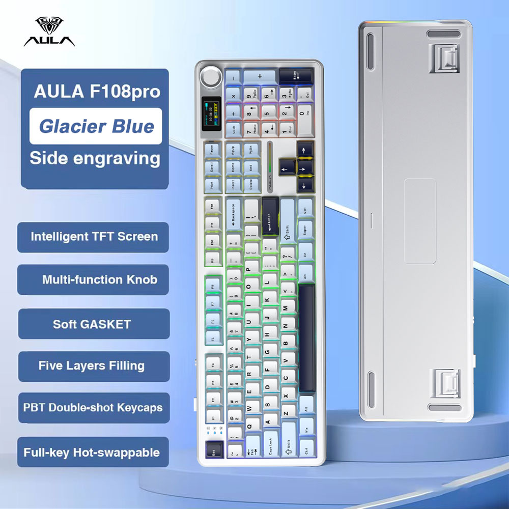AULA F108 Pro Gaming Mechanica - đánh giá và giá Gaming Keyboard Thocky