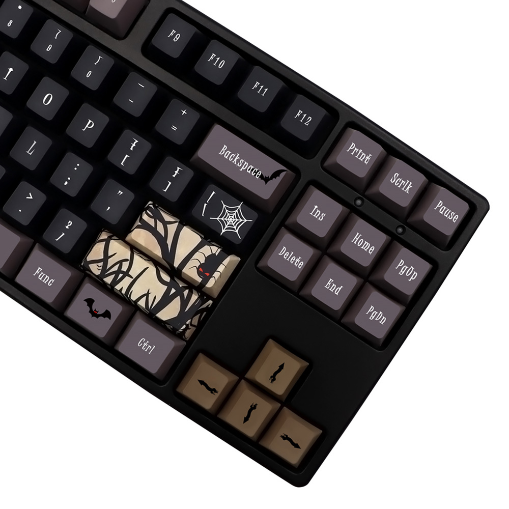 136 Phím Halloween Keycaps Anh - đánh giá và giá Gaming Keyboard Thocky