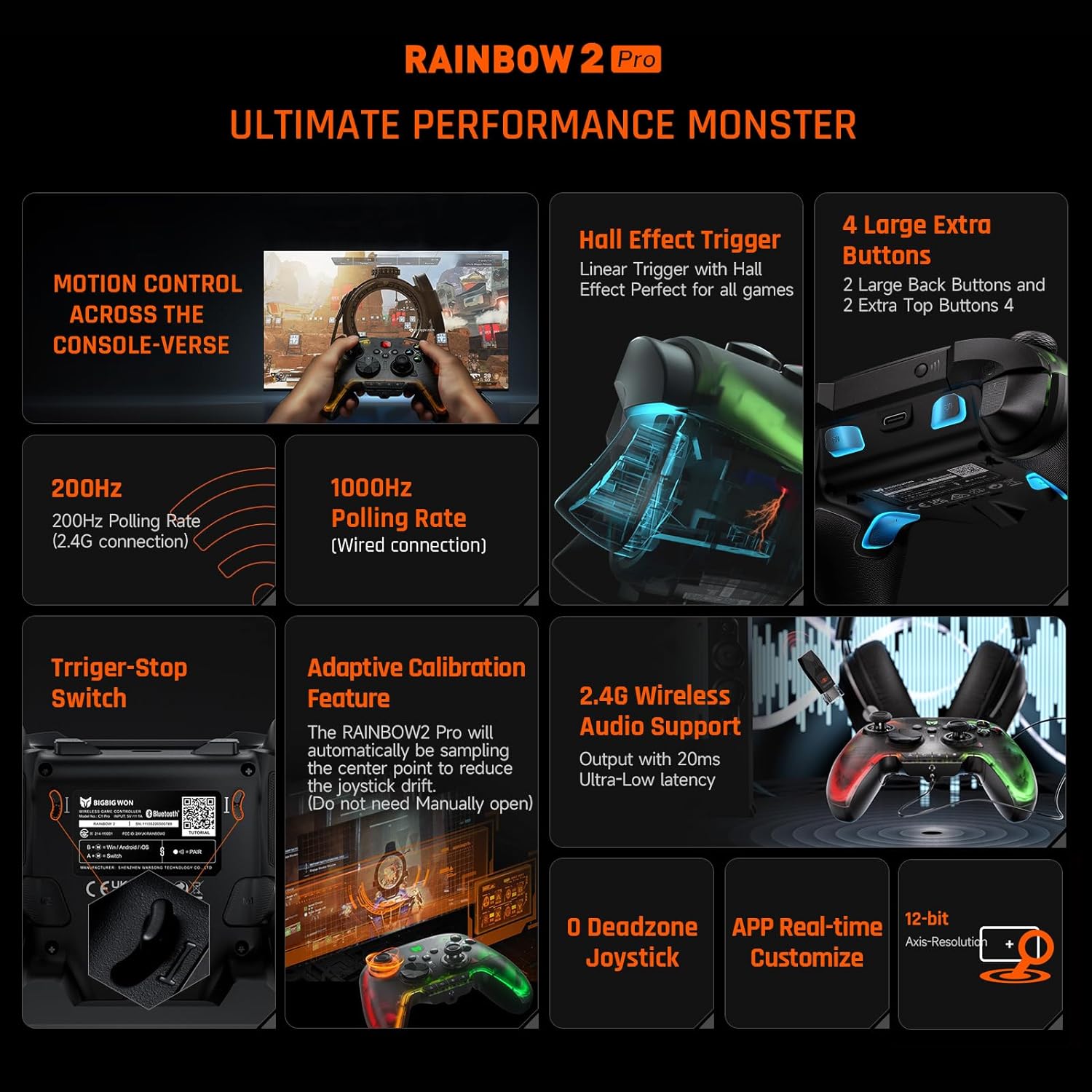 BIGBIG WON Rainbow 2 Pro Wirel - đánh giá và giá Gaming Keyboard Hall Effect