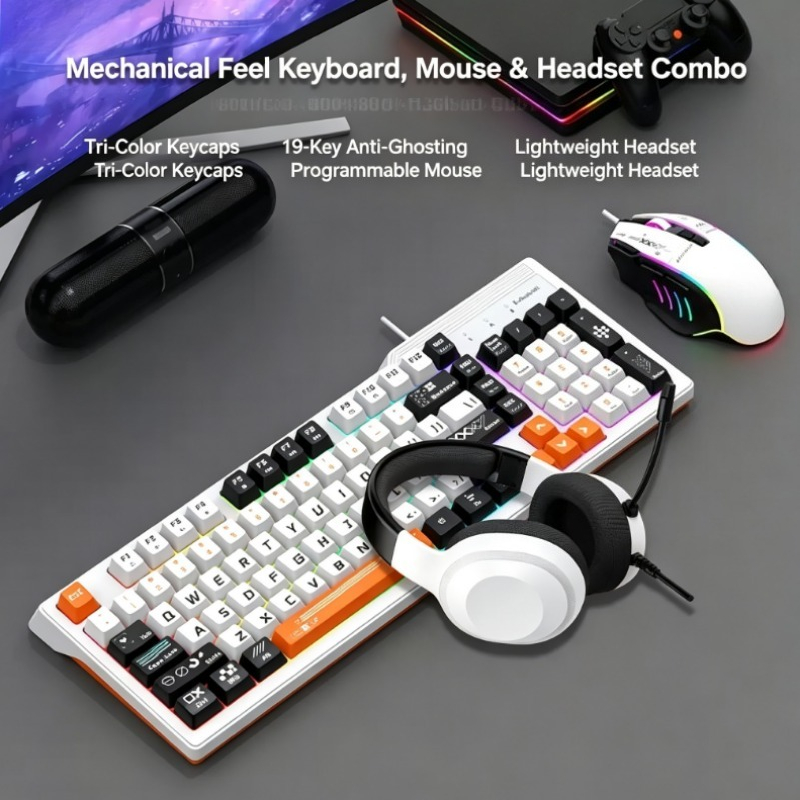 K8pro 3 In 1 Gaming Combo Wire - đánh giá và giá Gaming Keyboard And Mouse Set