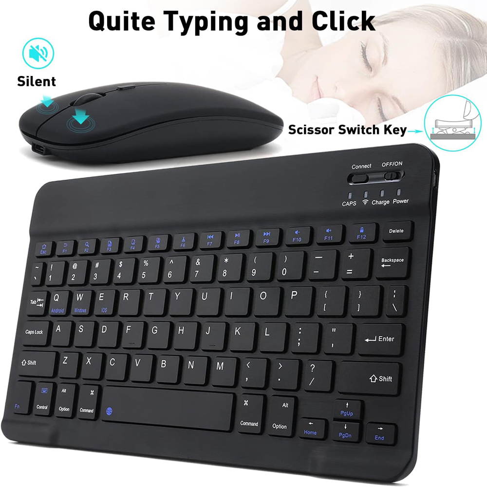 10 lnch Wireless  Bluetooth Mi - đánh giá và giá Gaming Keyboard Wireless