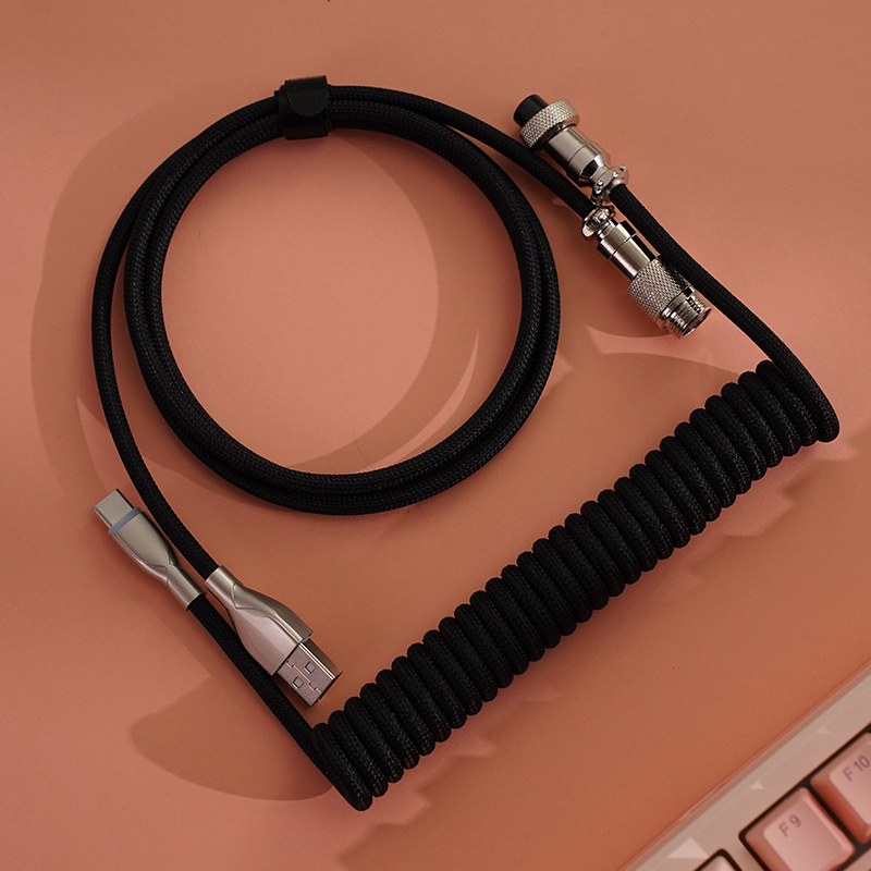 Type C USB Aviator Coiling Cab - đánh giá và giá Gaming Keyboard Brand
