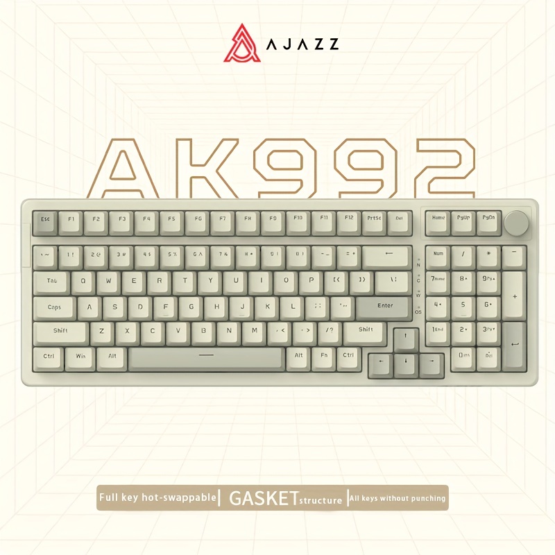 AJAZZ AK992 Retro Wired Mechan - đánh giá và giá Gaming Keyboard Thocky