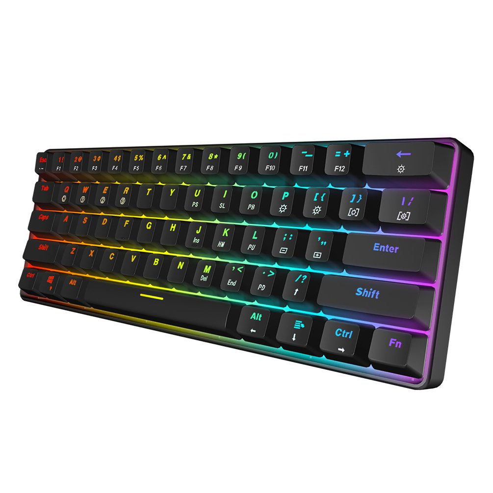 SKYLOONG GK61 Mini Xách Tay 60 - đánh giá và giá Gaming Keyboard Blue Switches