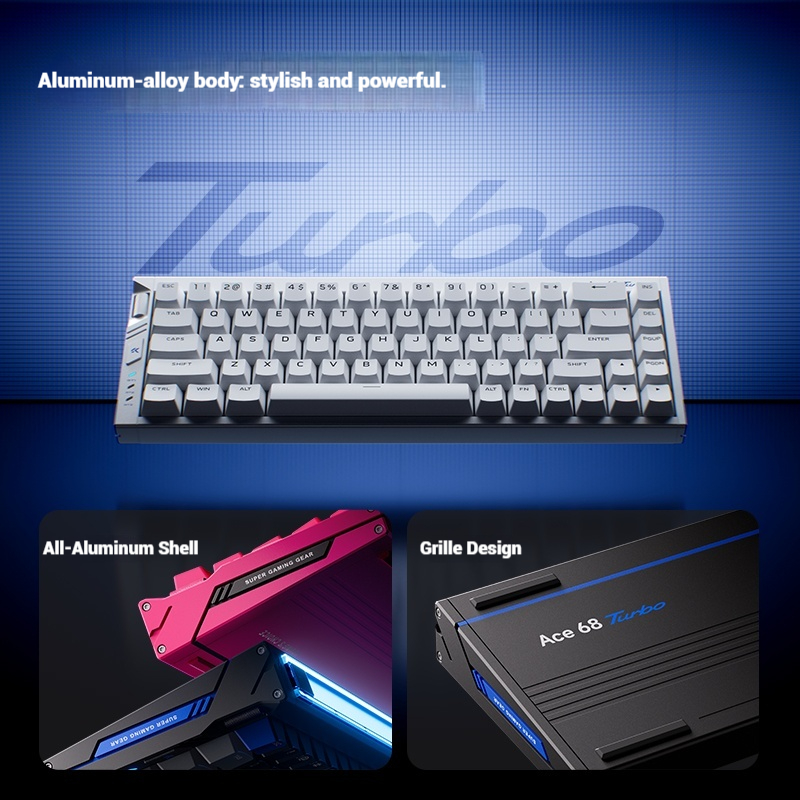 MCHOSE Ace 68 Turbo Magnetic S - đánh giá và giá Gaming Keyboard He