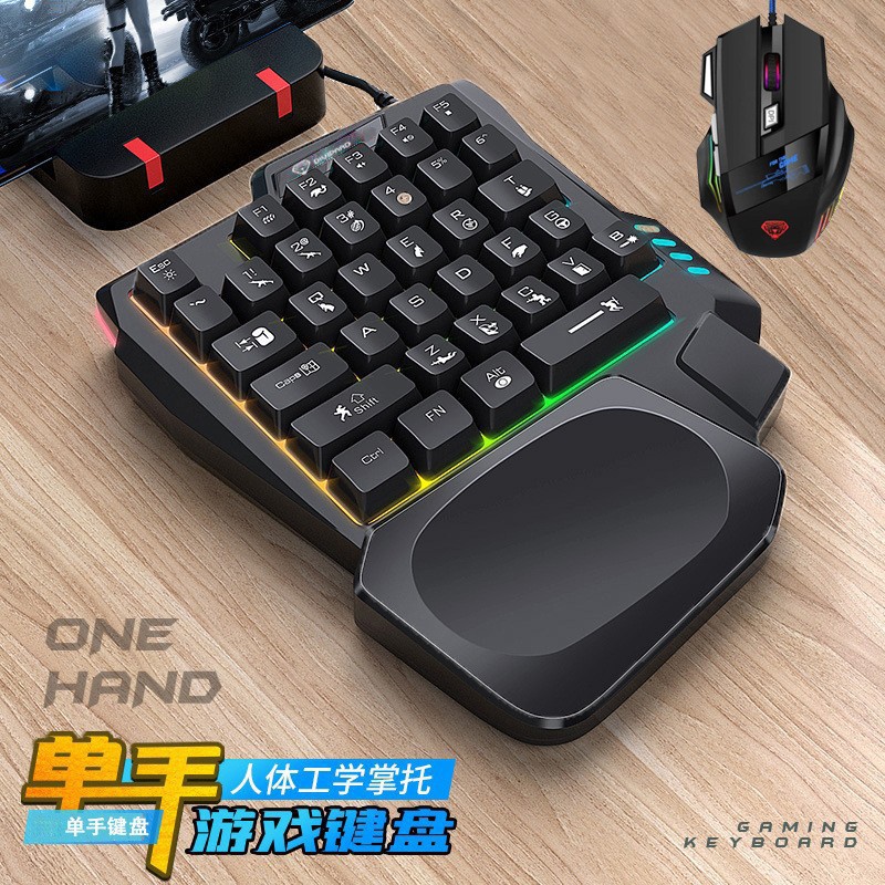 K5 one-handed keyboard Gungod  - đánh giá và giá Keyboard Gaming Amazon
