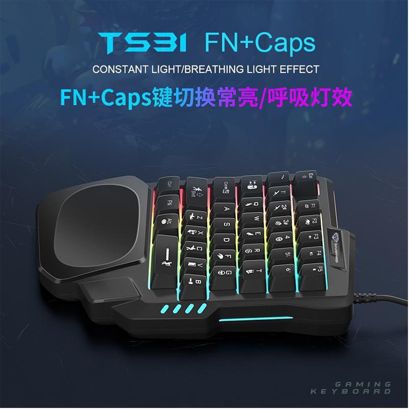 K5 one-handed keyboard Gungod  - đánh giá và giá Keyboard Gaming Amazon