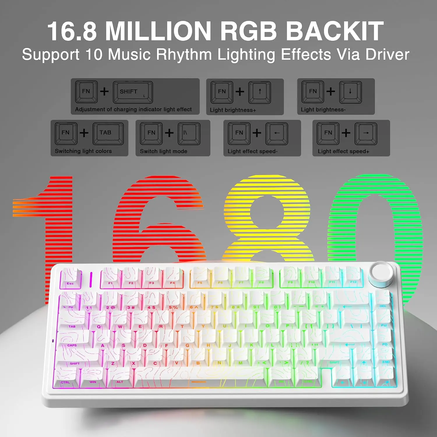 AULA F75 HE Magnetic Keyboard  - đánh giá và giá Gaming Keyboard Wireless