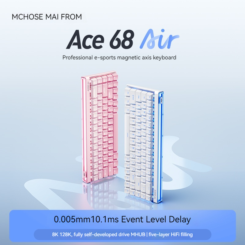 Mchose Ace68 Air Magnetic Axis - đánh giá và giá Gaming Keyboard Esports