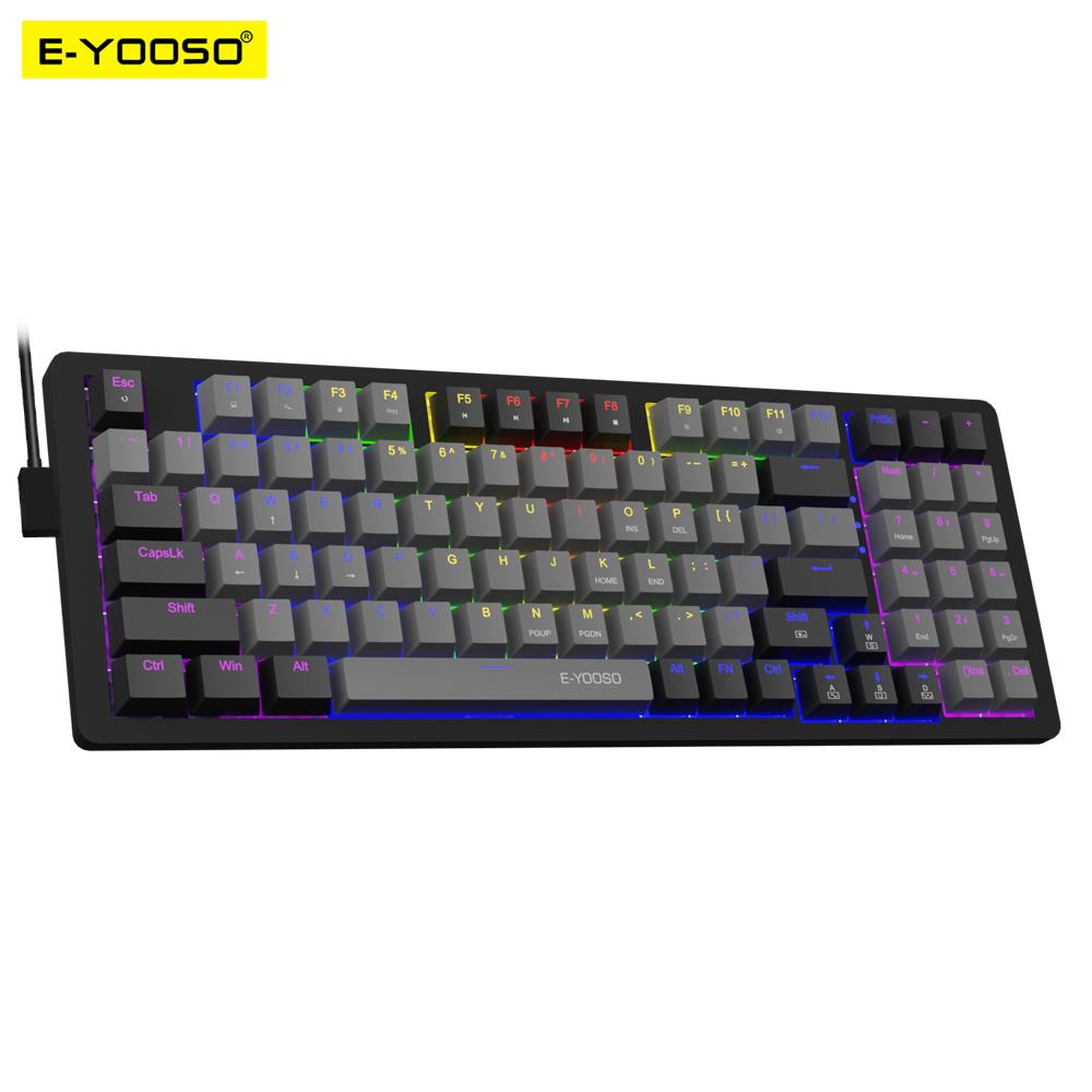 E-YOOSO Z94 USB Mechanical Gam - đánh giá và giá Gaming Keyboard Blue Switches